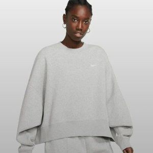 Nike Oversized Fleece Crew Sweatshirt